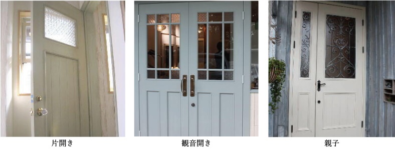 オーダー可能な 木製ドアの デザインの選び方コラム。玄関ドア、室内ドア、店舗ドアなどにもお勧めです